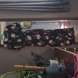 Dynamite Floral Wrap Dress Size S